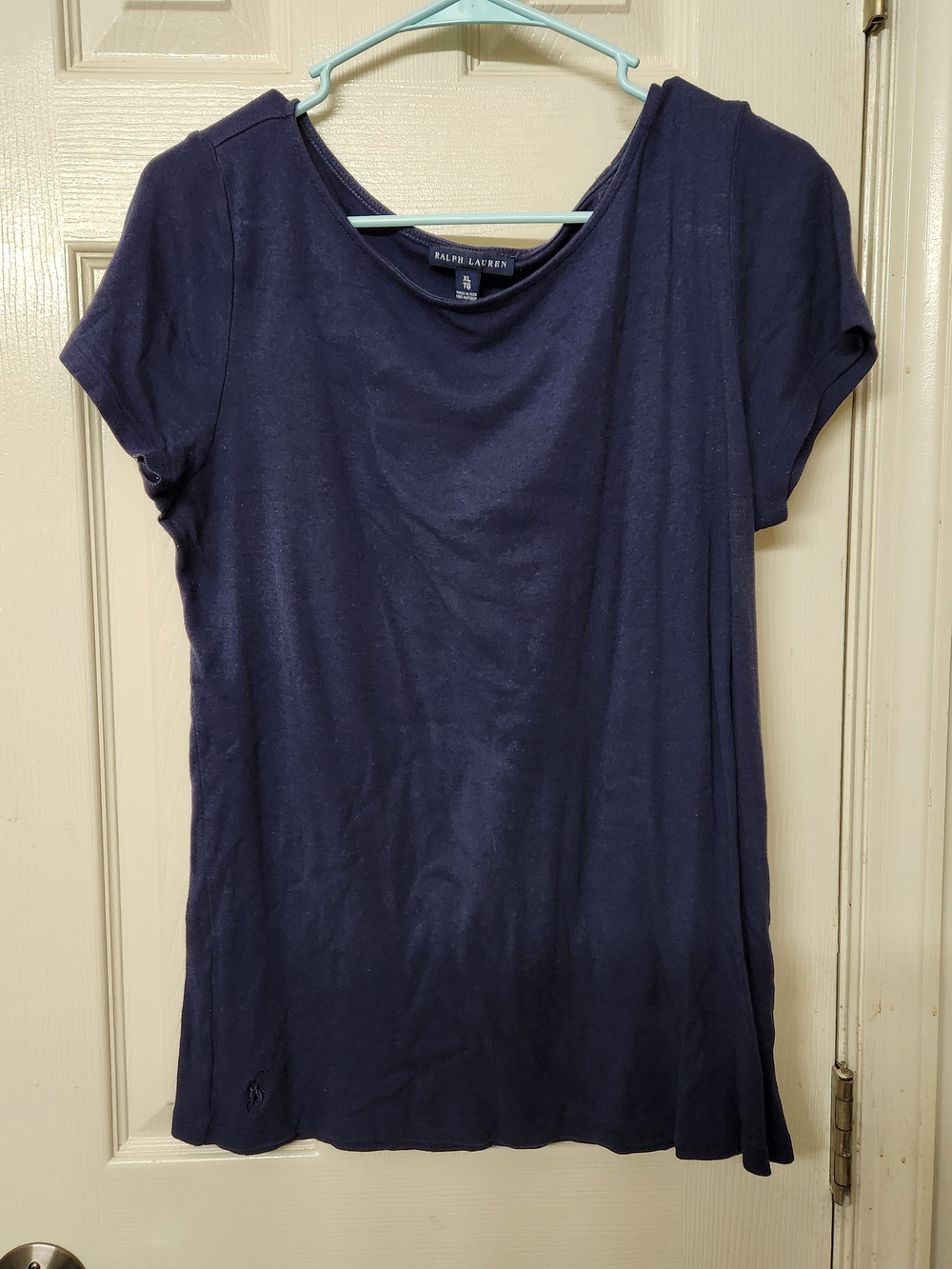 Ralph Lauren Short Sleeve Crew Tee in Deep Navy
